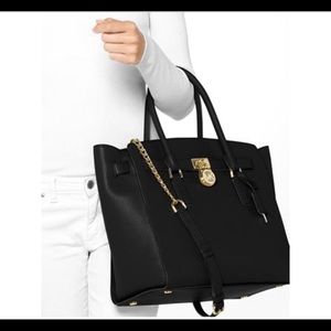 NWT Michael Kors XL Hamilton Leather Tote